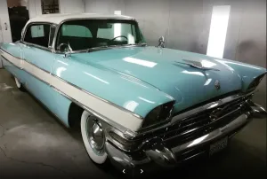 Light Blue Classic Car Restoration in Huntington Beach