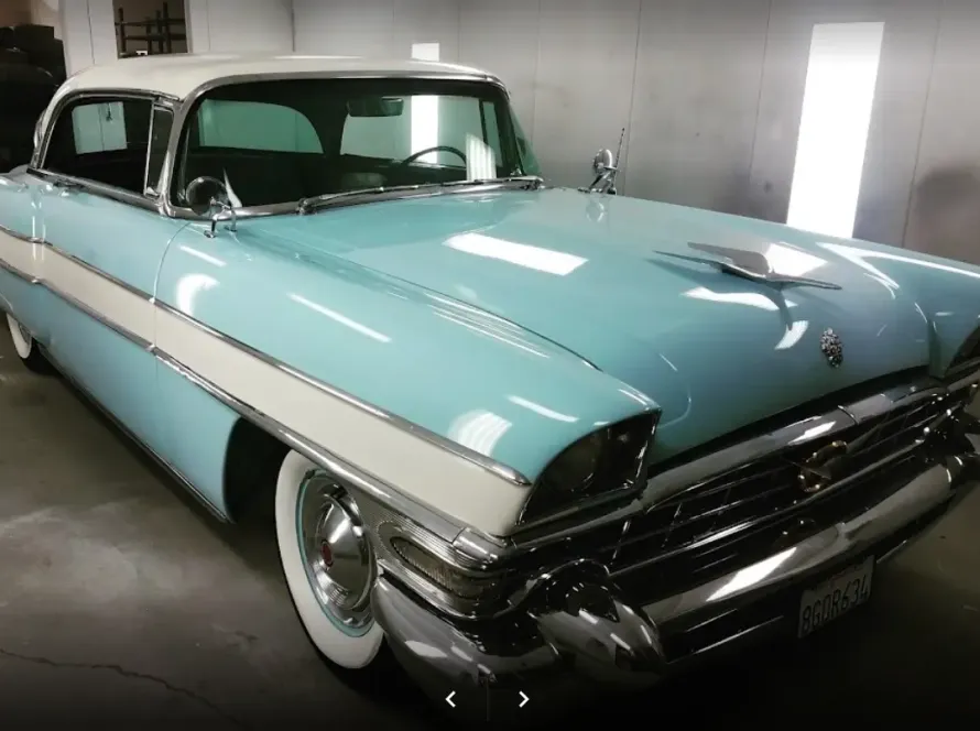 Light Blue Classic Car Restoration in Huntington Beach