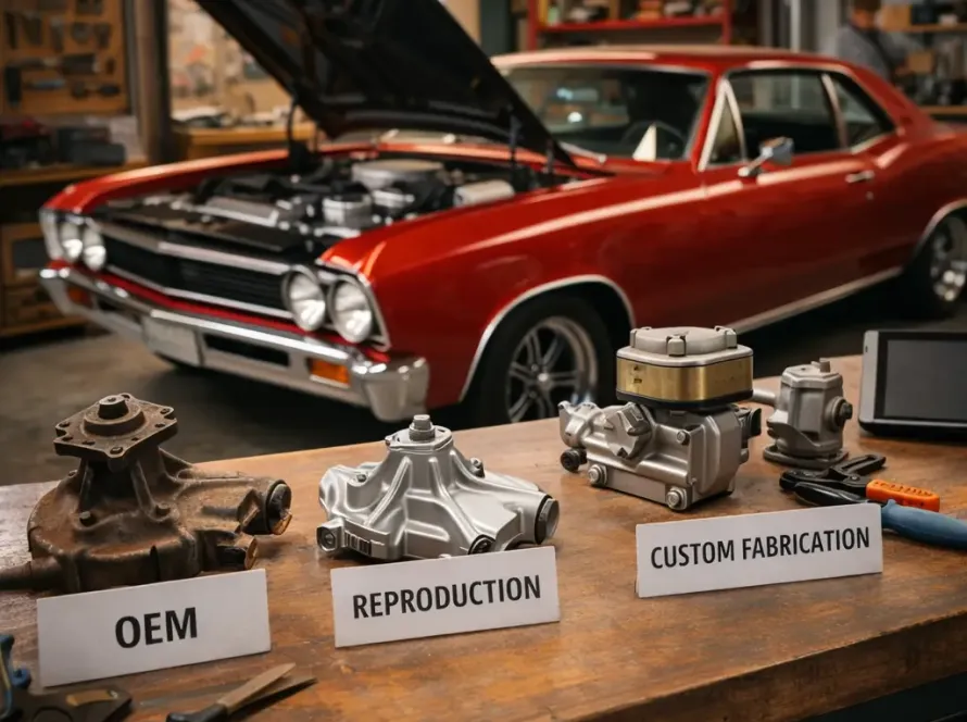 How to Source Rare Classic Car Parts - OEM, Reproduction & Custom Fabrication