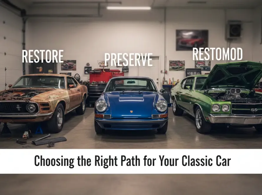 Restore, Preserve or Restomod Choosing the Right Path for Your Classic Car