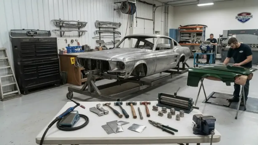 1968 ford Mustang body and paint restoration