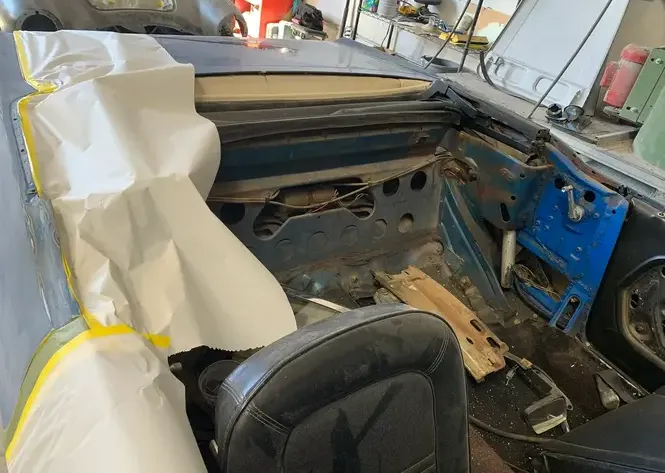 Mustang Seat Restoration in Huntington Beach