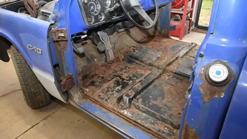 1972 Chevrolet C10 rust repair