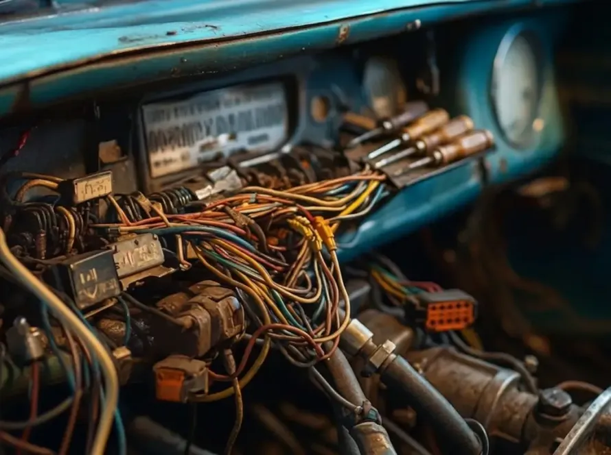 Burning Smell in Your Classic Car Causes, Fire Risk
