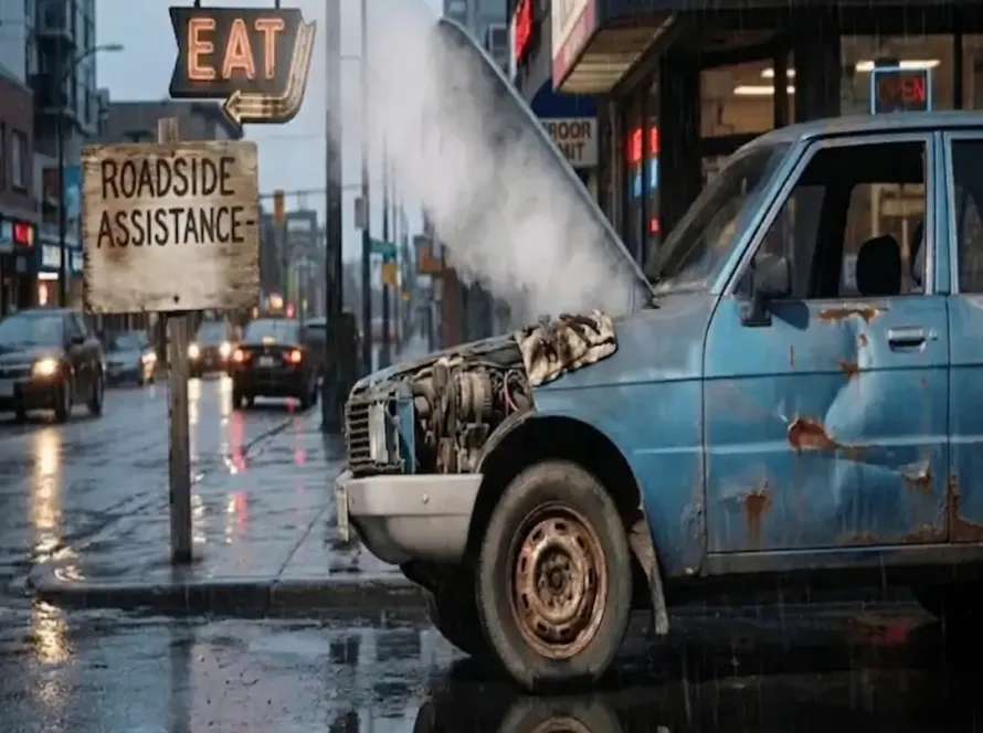 Classic Car Overheats in Traffic
